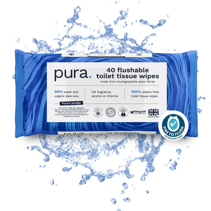 Flushable Toilet Tissue Wipes