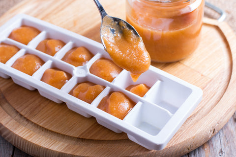 Baby food ice cube trays