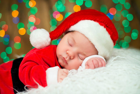 baby in Santa suit