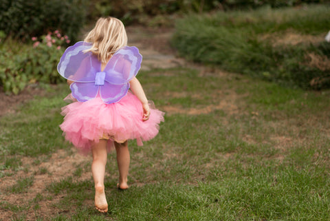 Child in fairy wings