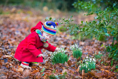 girl in garden