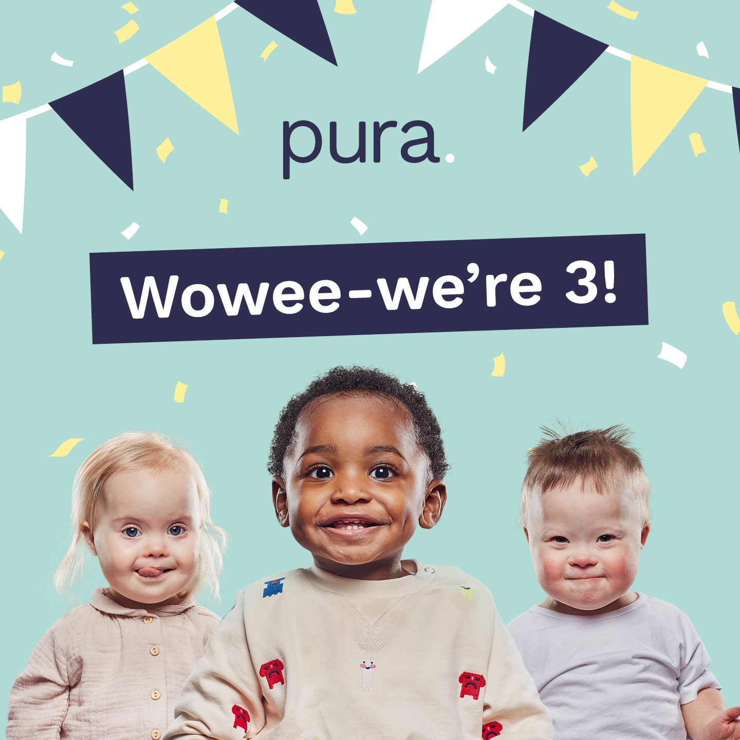 Yippee – we’re 3. See how we’ve grown!