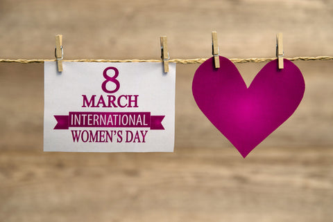 International Women's Day sign
