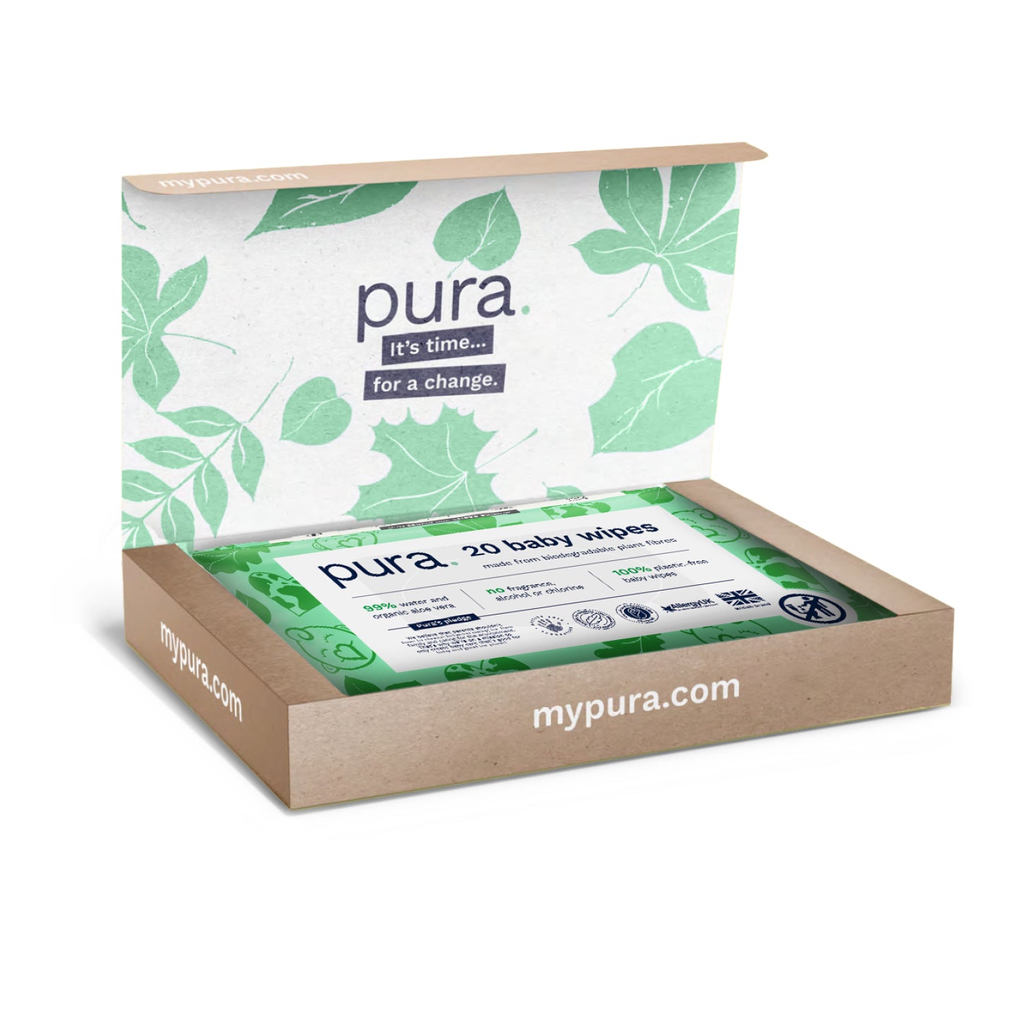 Trial Pack - 20 Pack Baby Wipes