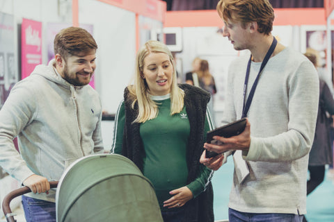 Chatting and the baby and toddler show