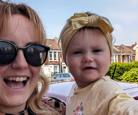 Emily and her daughter Nova