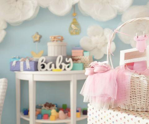 Baby shower with eco friendly decorations