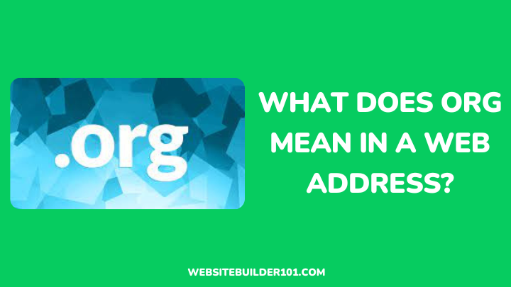 what does org net com mean in a web address