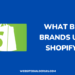 What big brands use shopify