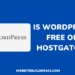 Is WordPress Free On HostGator